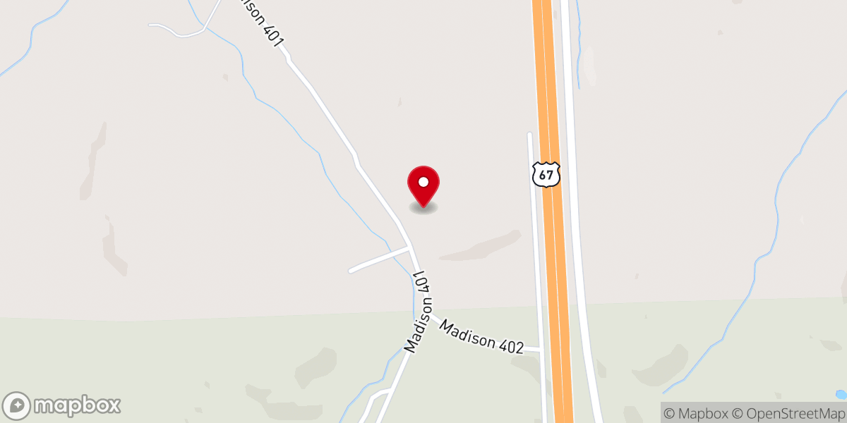 Map showing location of Ebenezer Church