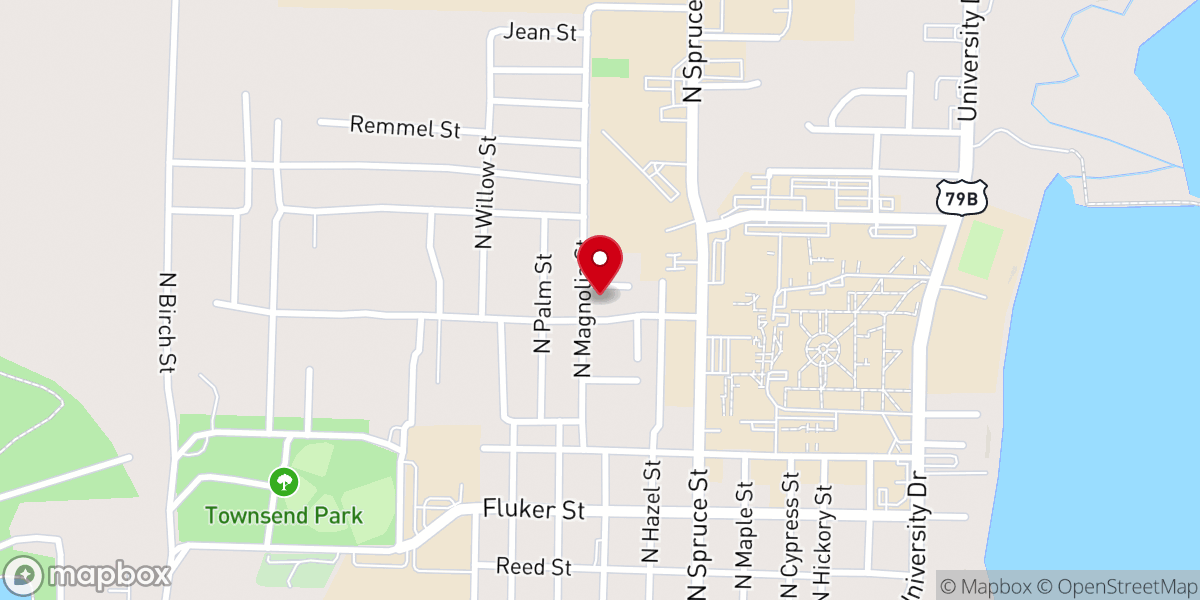 Map showing location of Mt Pleasant AME Church