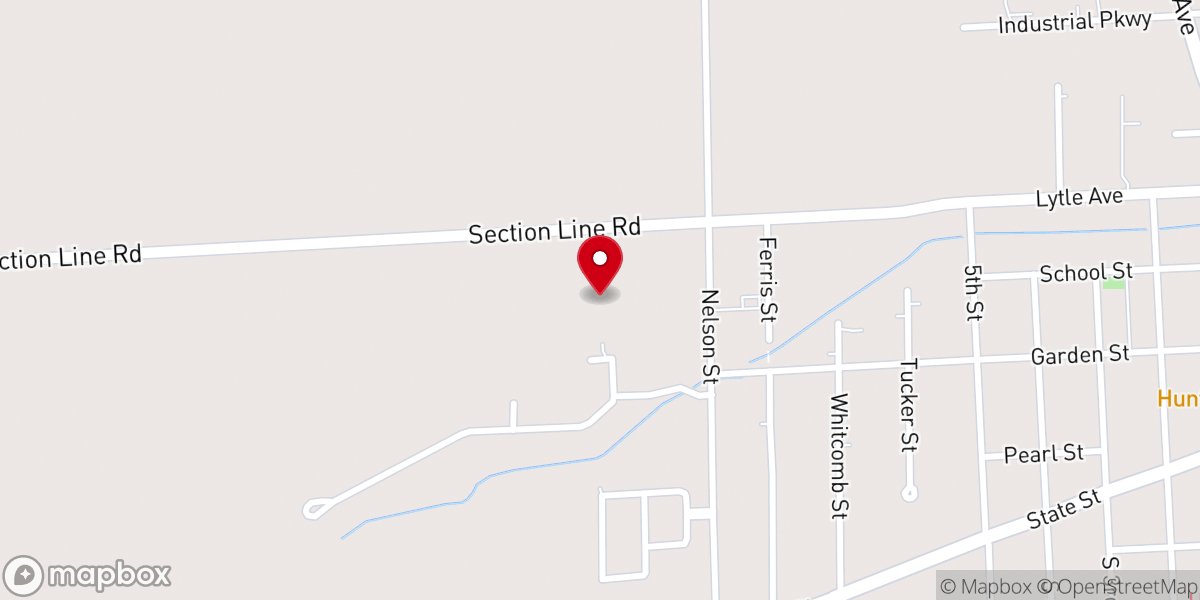 Map showing location of Lighthouse Connection Assembly Outreach Center