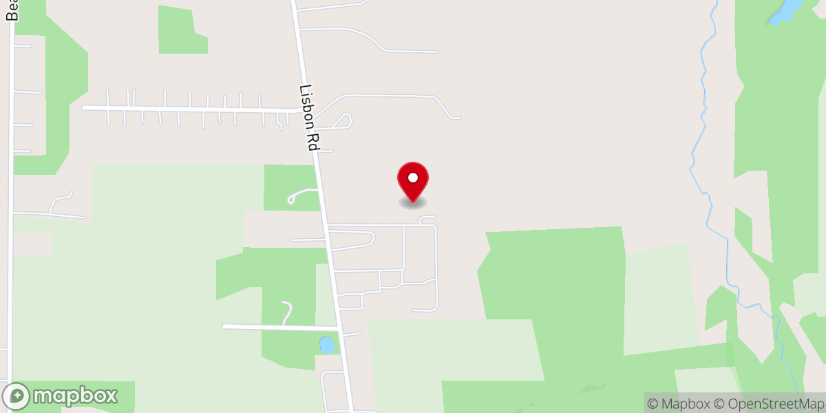 Map showing location of Big Reach Center of Hope