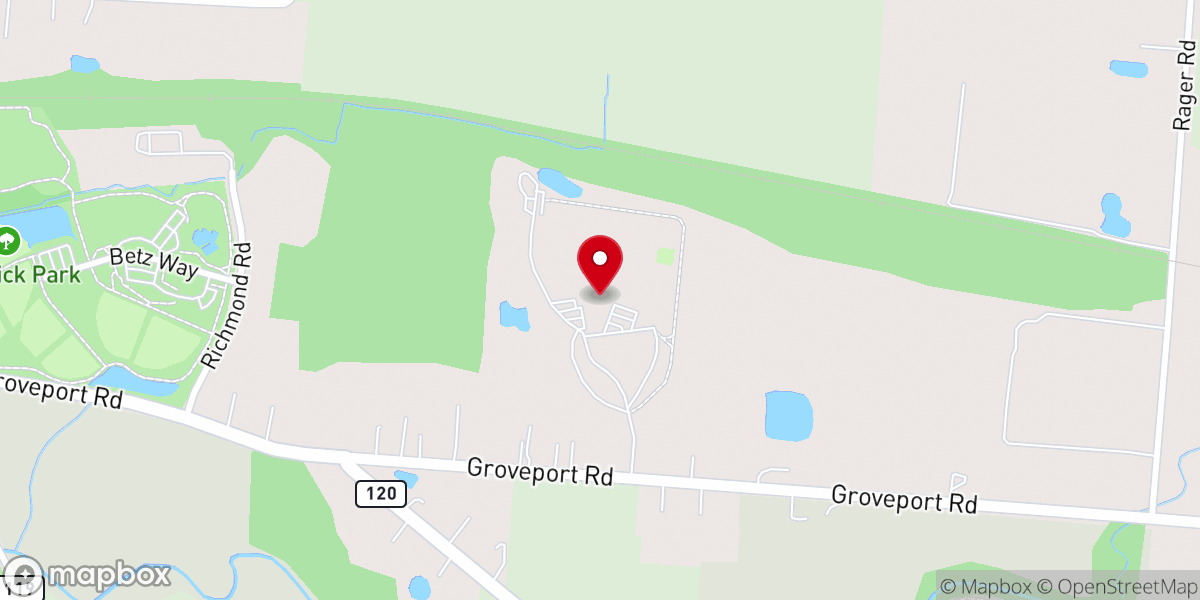 Map showing location of TurnPoint Apostolic Church