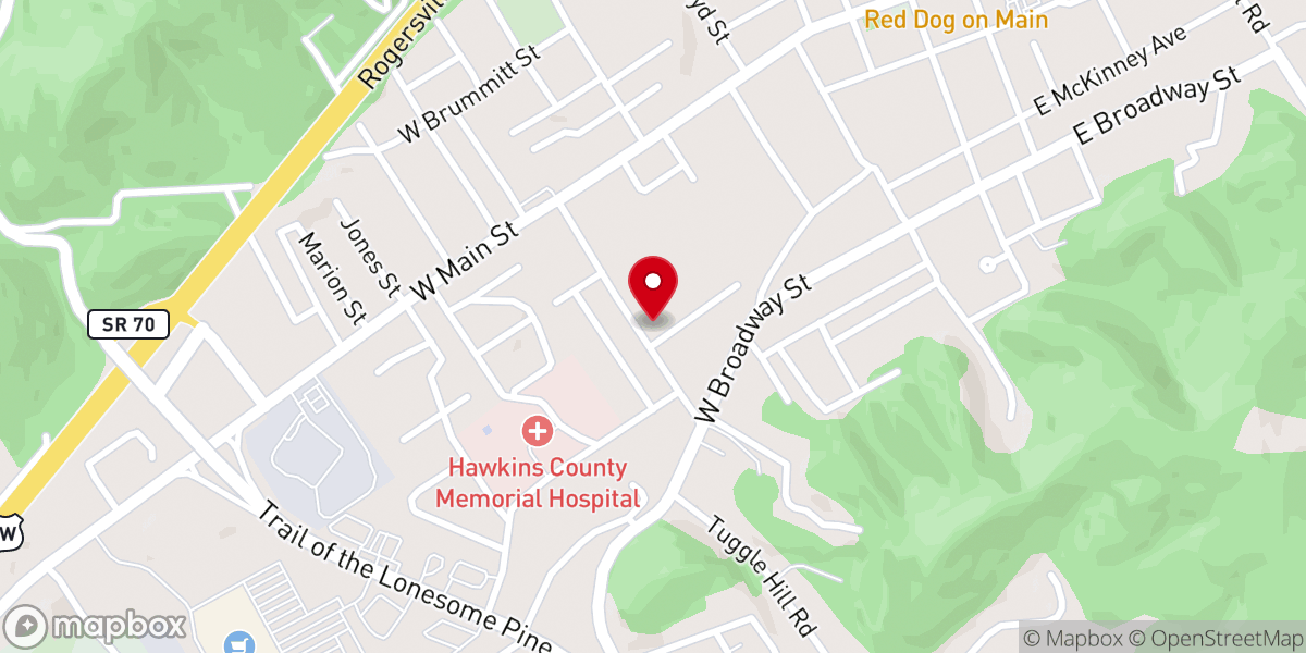 Map showing location of Greater Vision Ministries
