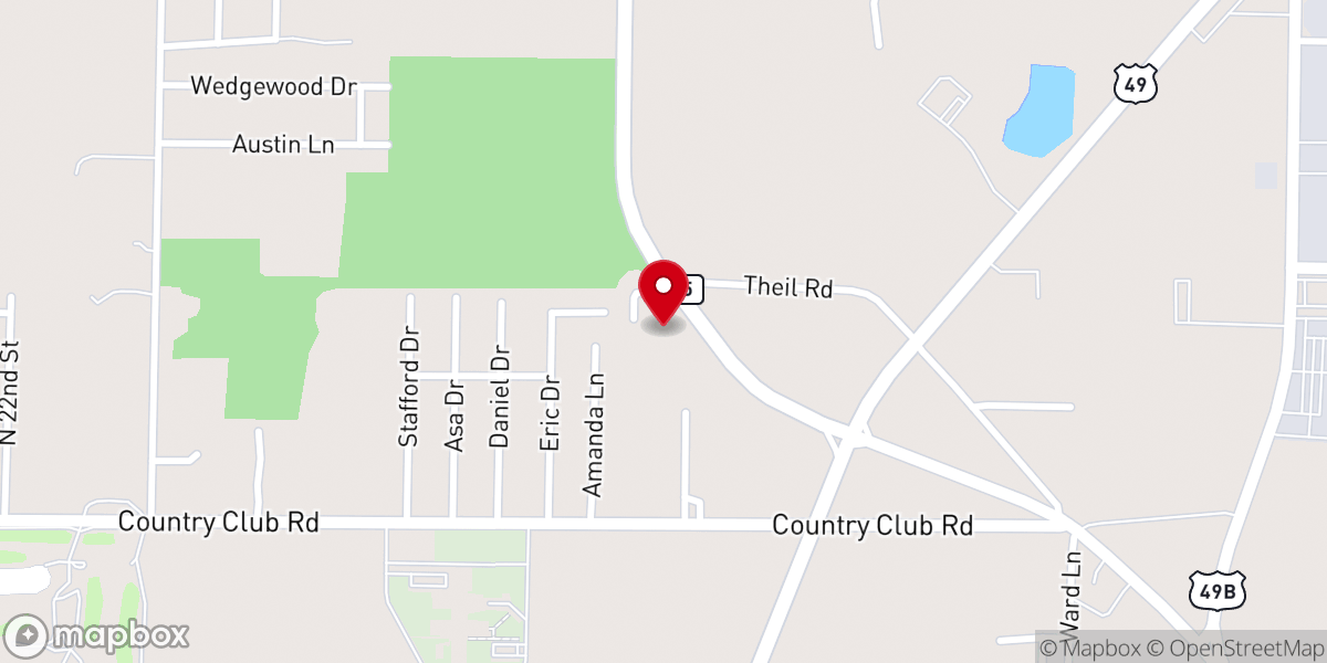 Map showing location of Grace United General Baptist Church