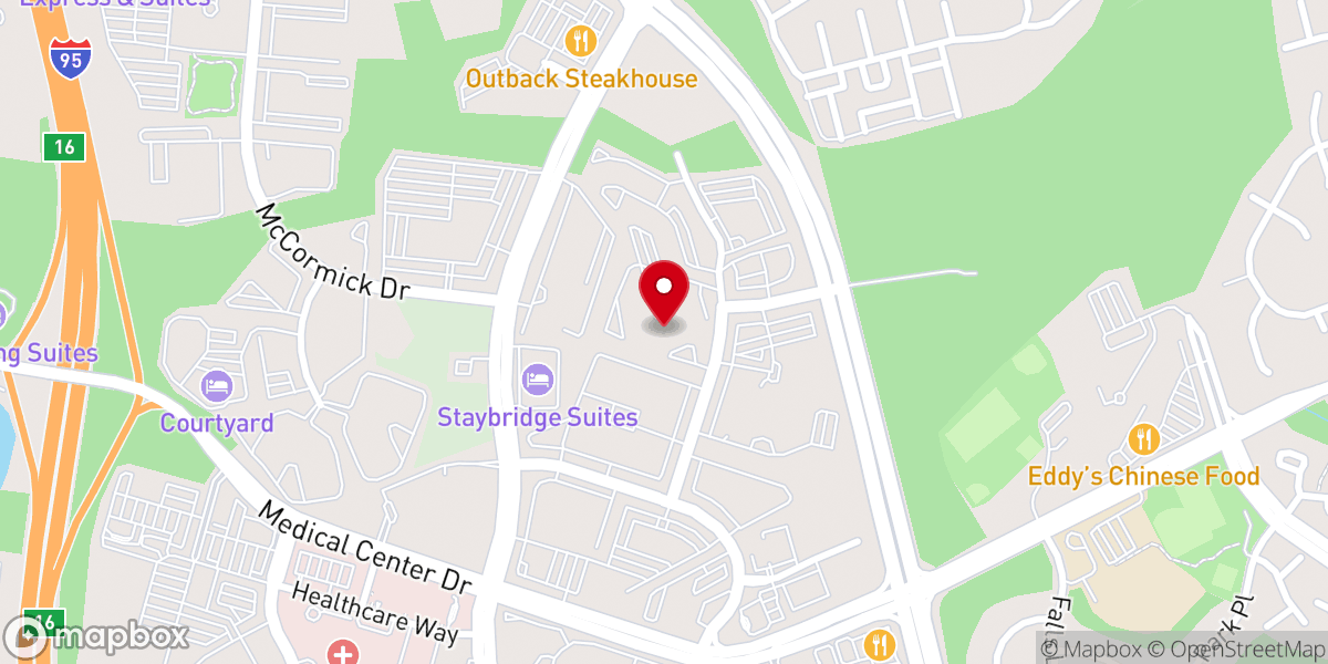 Map showing location of Comfort One Another Christian Ministries
