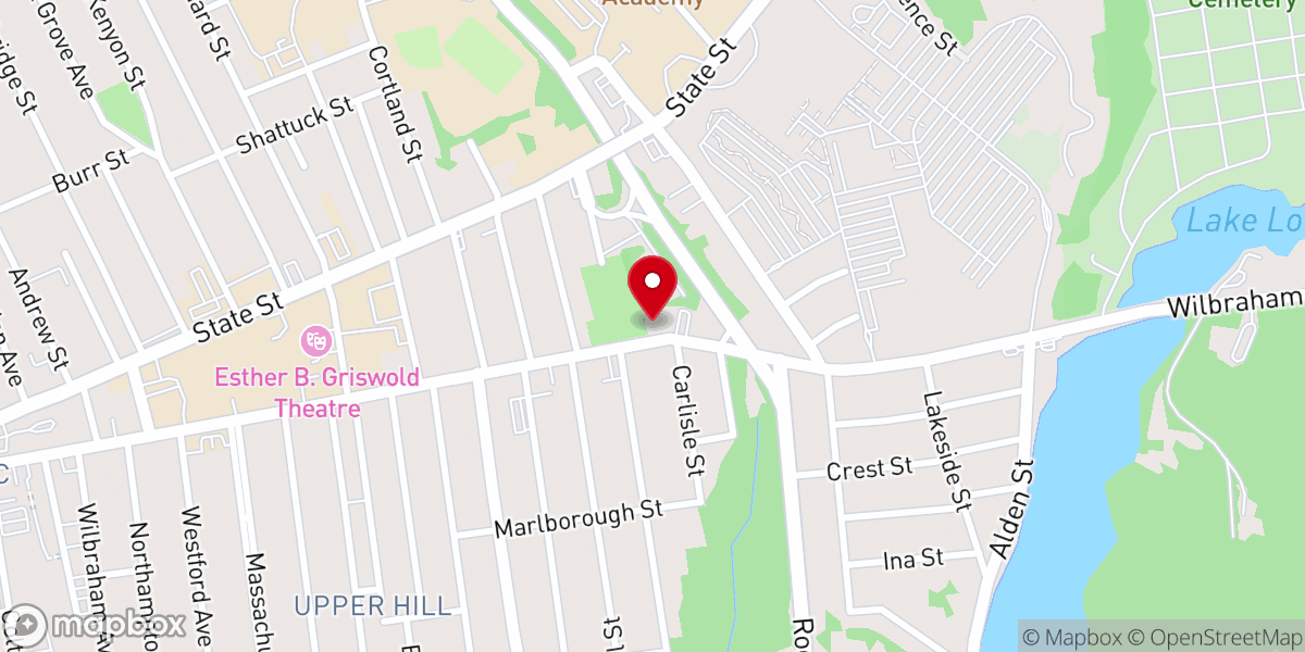 Map showing location of Springfield Church of God