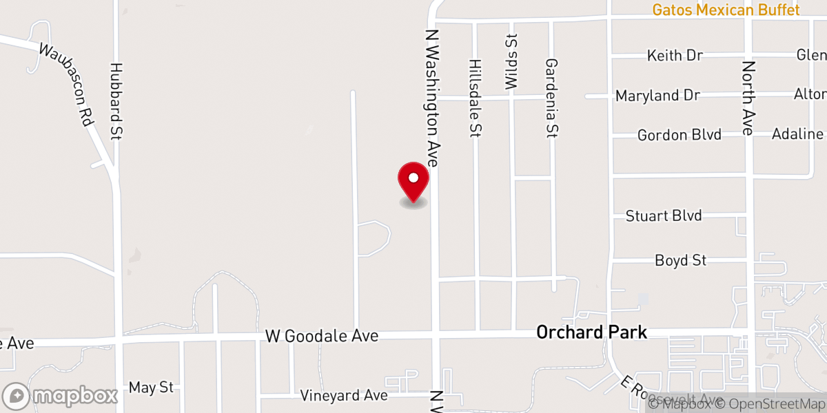 Map showing location of Masterpiece Creation Church of God In Christ