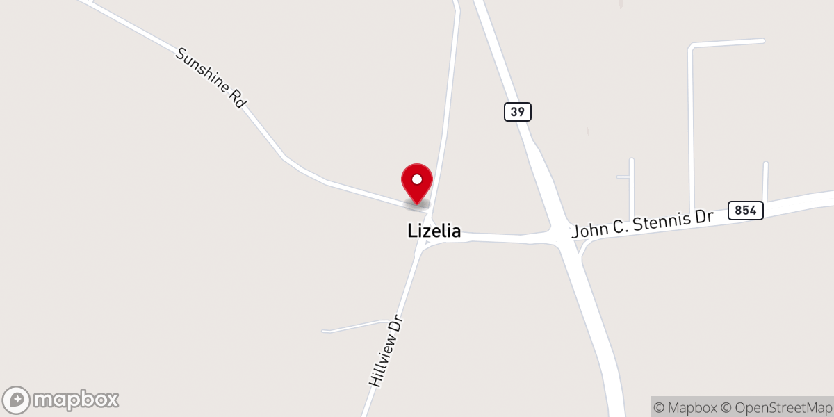 Map showing location of St Mark United Methodist Church