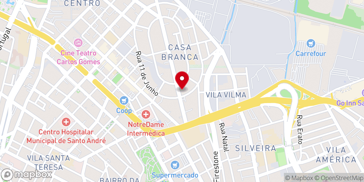 Map showing location of Betesda Batista