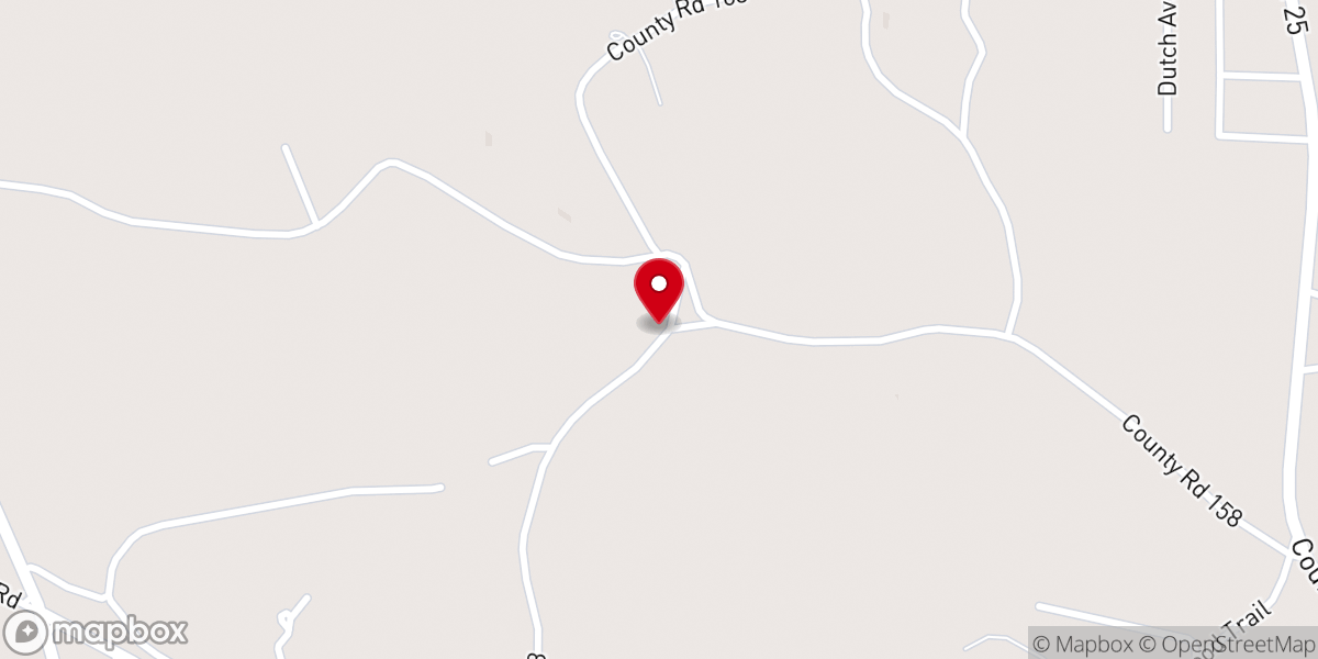 Map showing location of Palmer Church