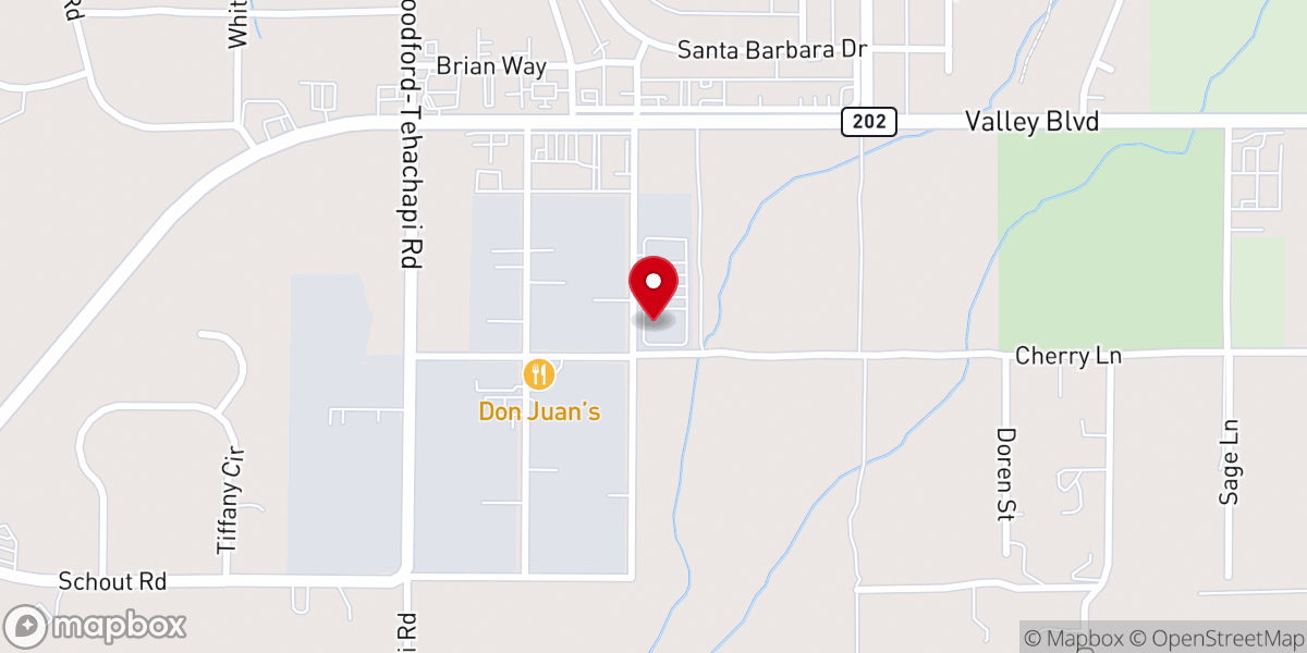 Map showing location of P-Dubs Brew Pub