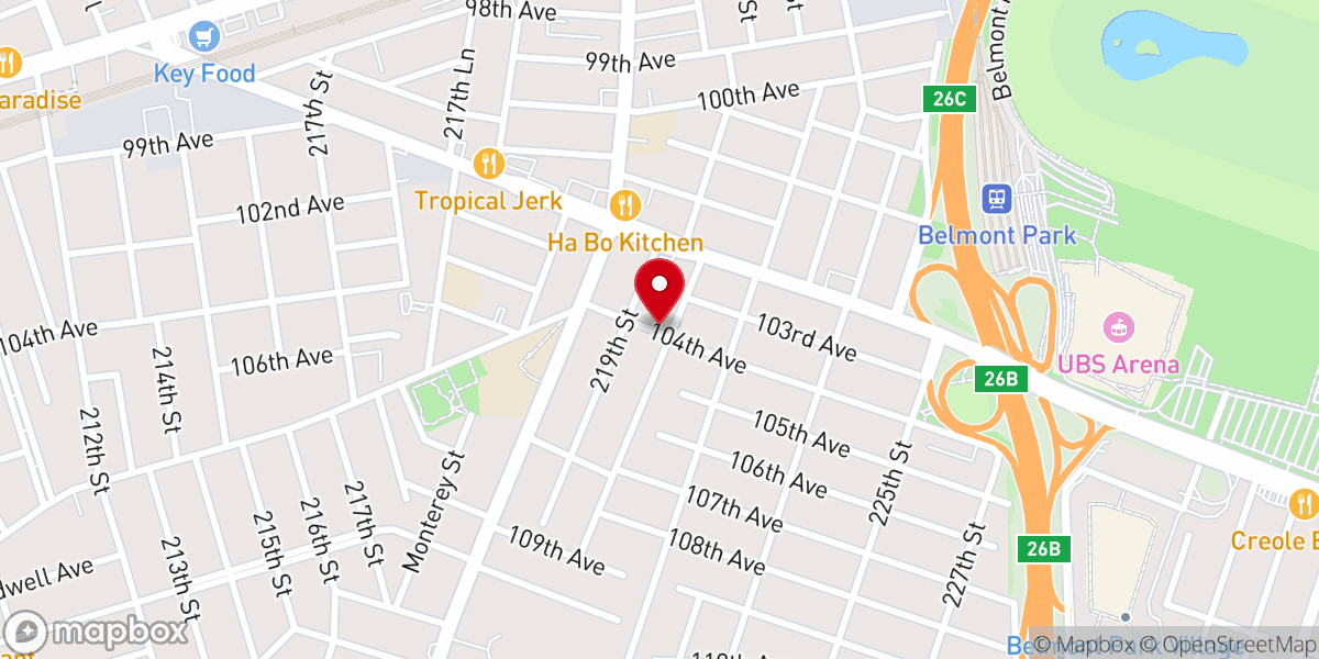 Map showing location of Our Lady of Lourdes Chapel