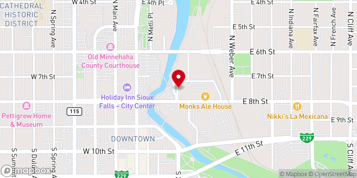 Map showing location of Servants and Stewards Foundation