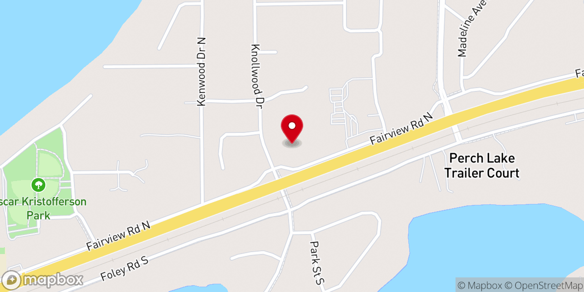 Map showing location of Lord of Life Lutheran Church