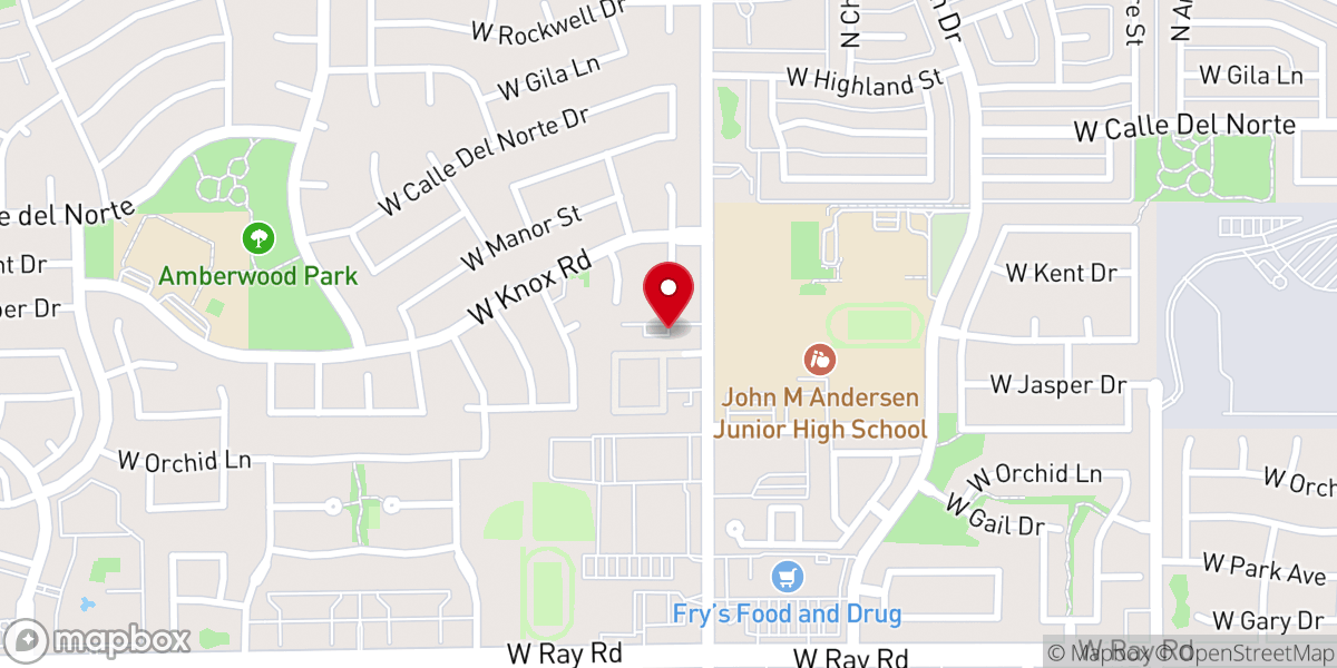 Map showing location of Calvary Lutheran Church