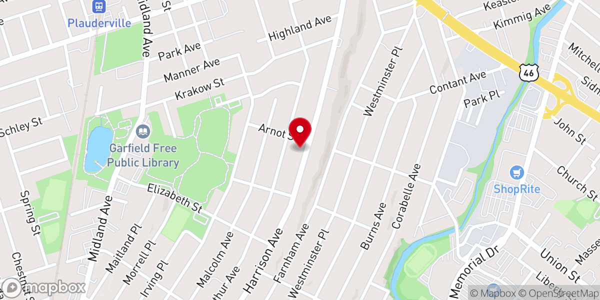 Map showing location of Iglesia Pentecostal La 2nd Santa Ciudad