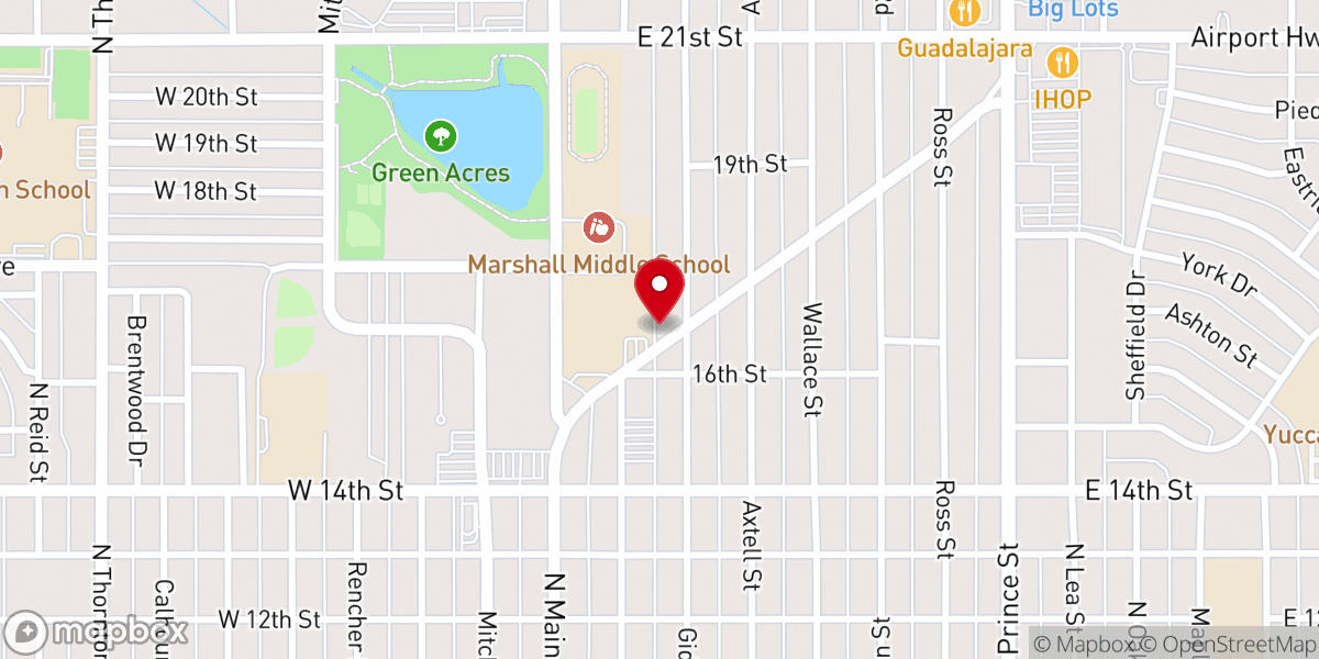 Map showing location of United Family Ministries