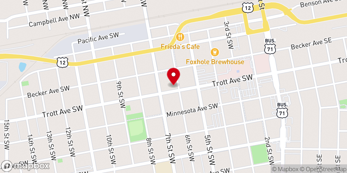 Map showing location of St. Luke’s The Gathering