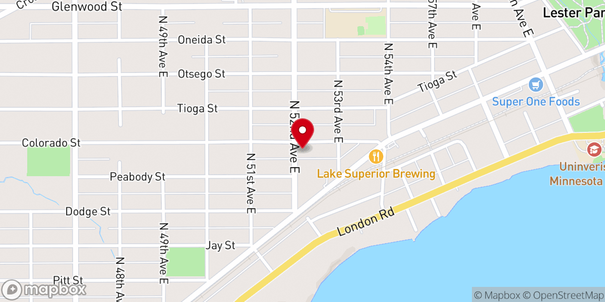 Map showing location of Anchor Point Church