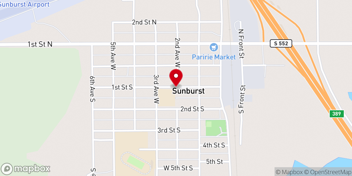 Map showing location of Grace Gospel Church