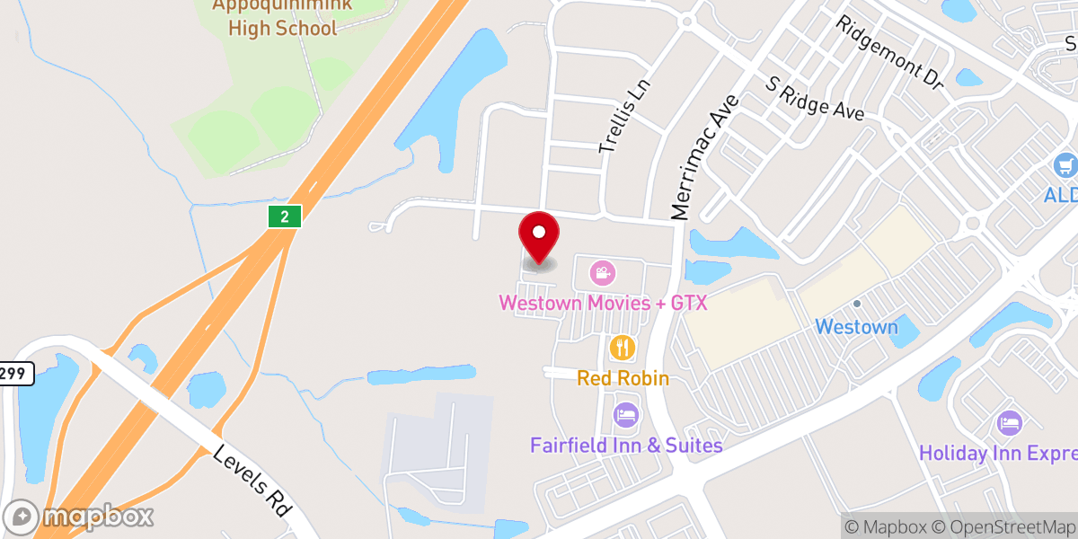 Map showing location of The Town Church