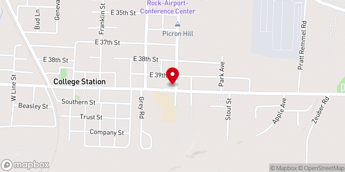 Map showing location of City Church Inc