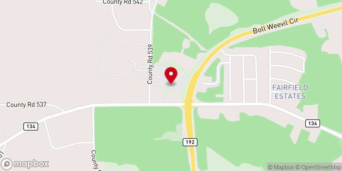 Map showing location of HighPointe Church