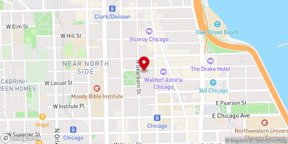 Map showing location of Renewal Church of Chicago