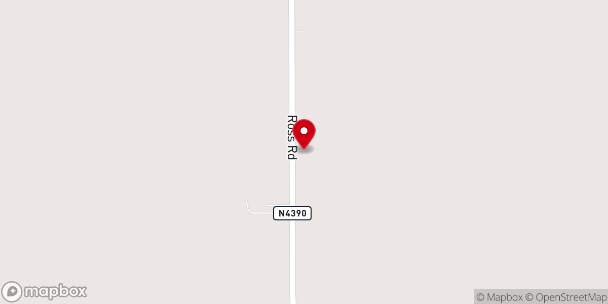 Map showing location of Green Valley Baptist Church