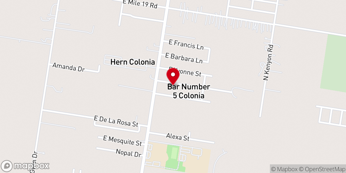 Map showing location of Iglesia El Divino Pastor