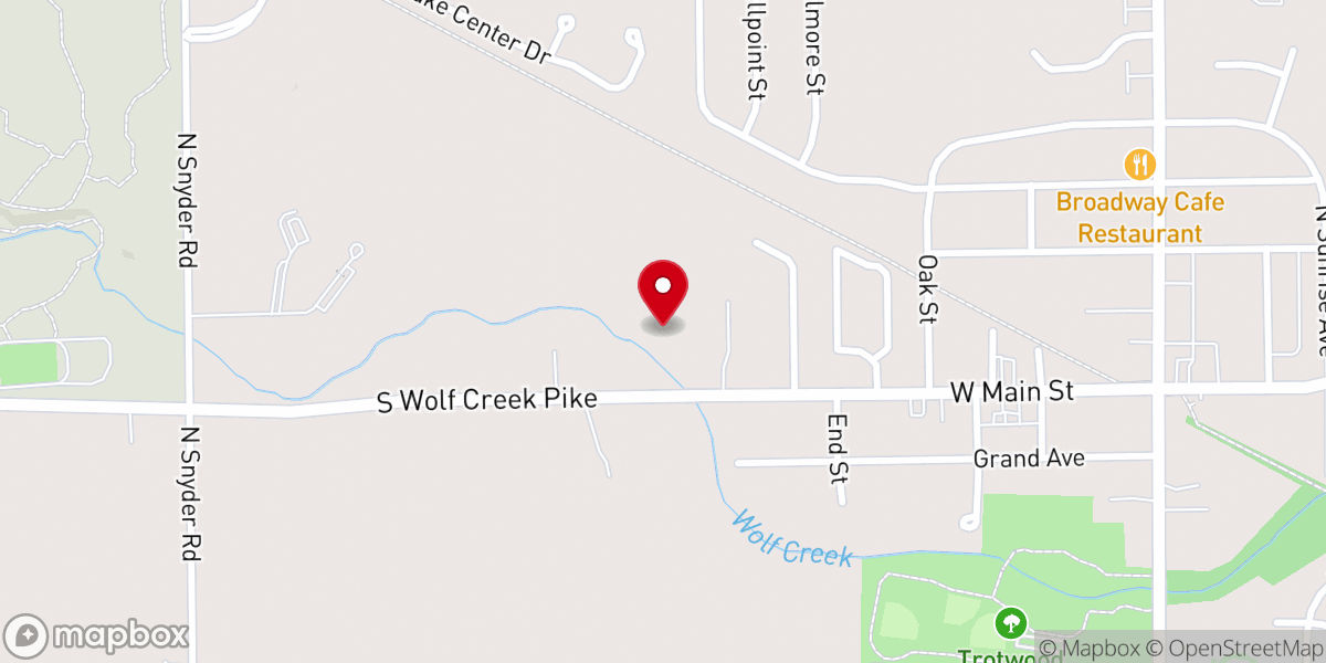 Map showing location of Clarence Plump Ministries Inc