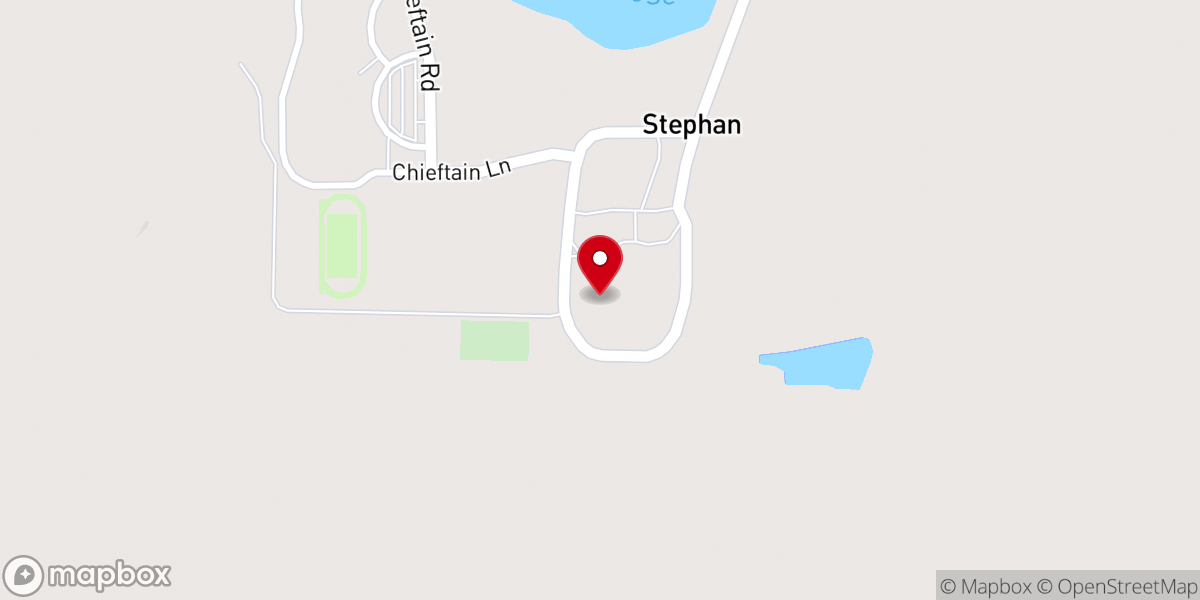 Map showing location of Immaculate Conception Catholic Church, Stephan