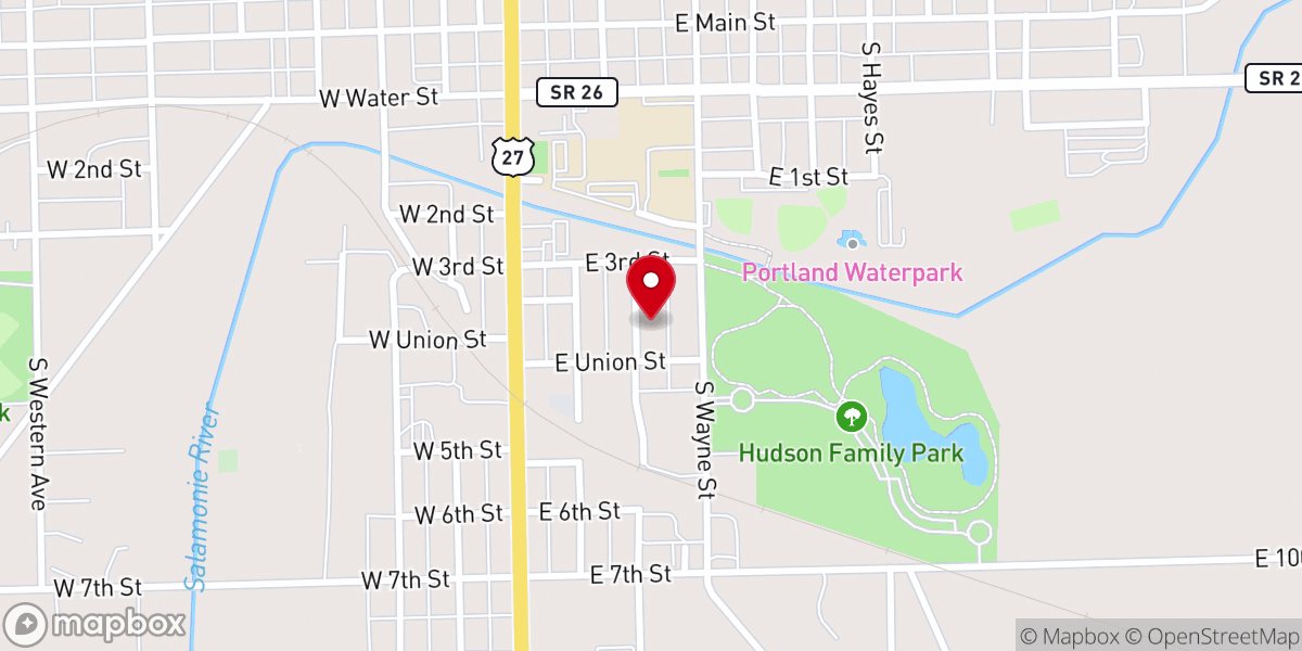 Map showing location of Dr. Kay Fairchild Ministries