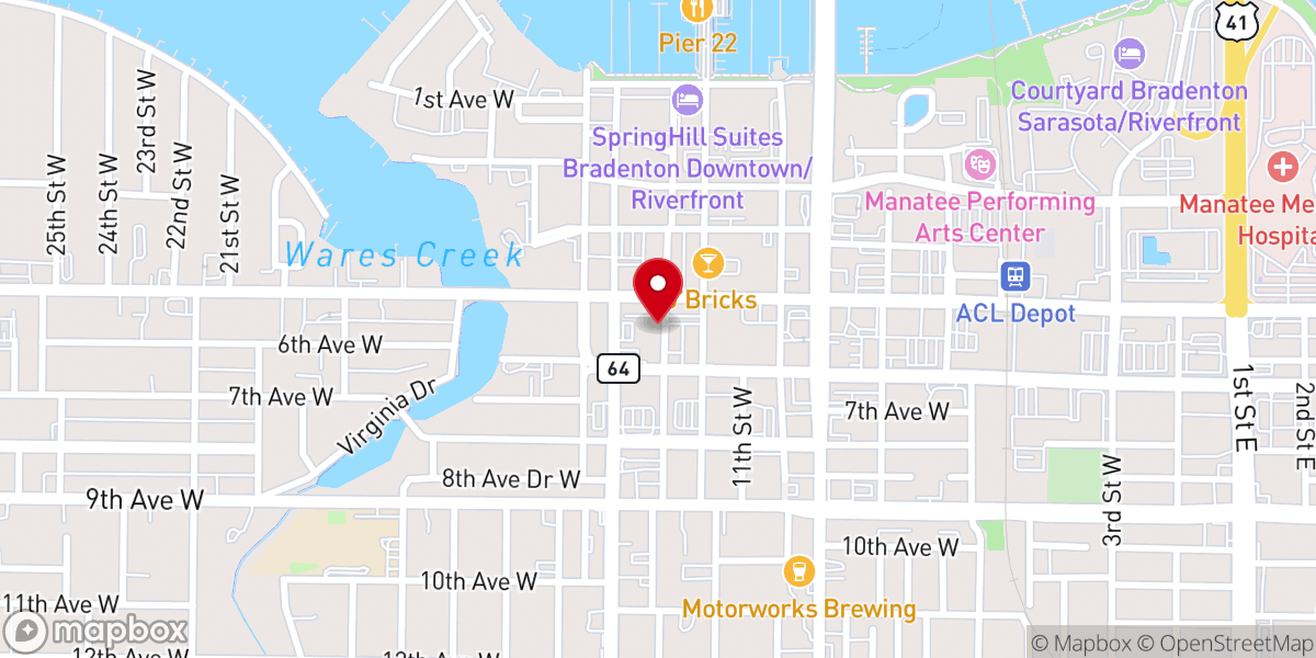 Map showing location of King's Station