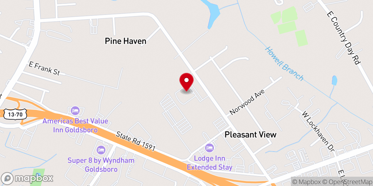Map showing location of Deeper Life Church Ministries