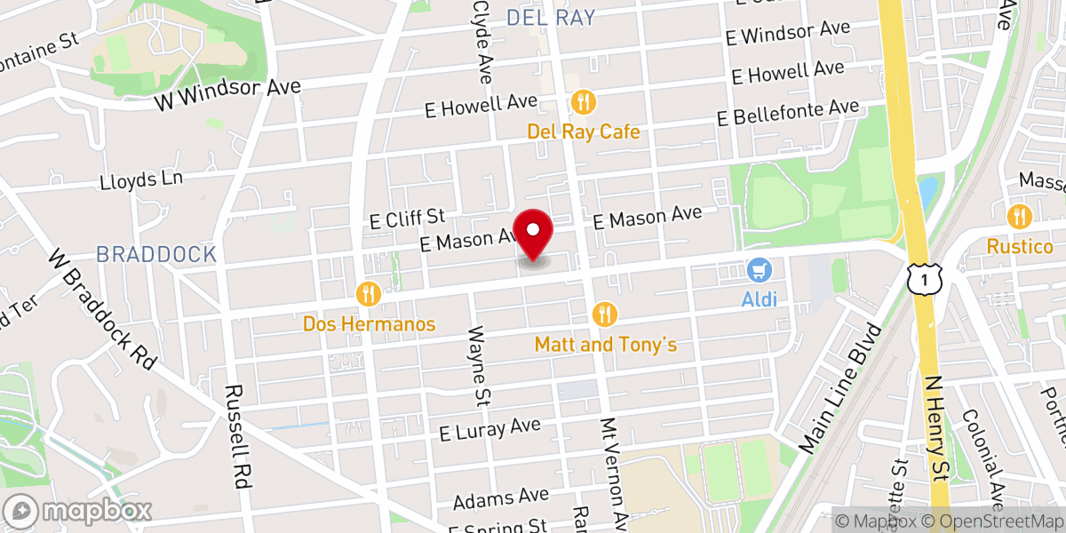Map showing location of Saint Paul Christian Center