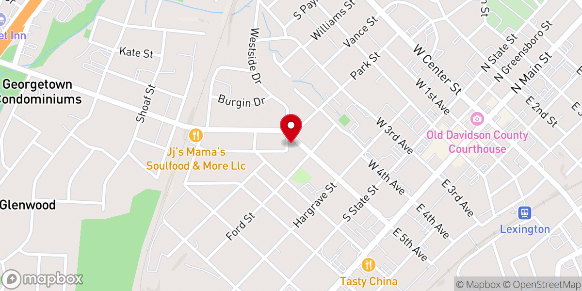 Map showing location of JCF Ministries