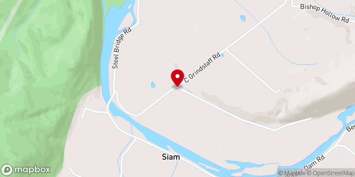Map showing location of The Barn at Bee Cliff