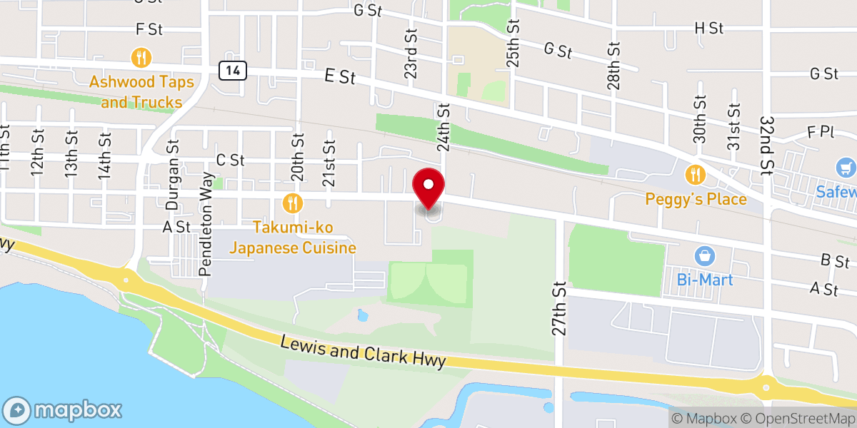 Map showing location of St Anne's Episcopal Church
