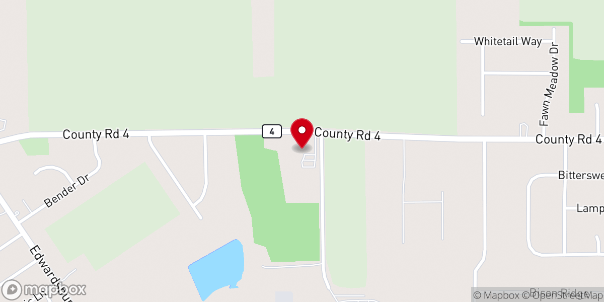Map showing location of That Church on The Rise