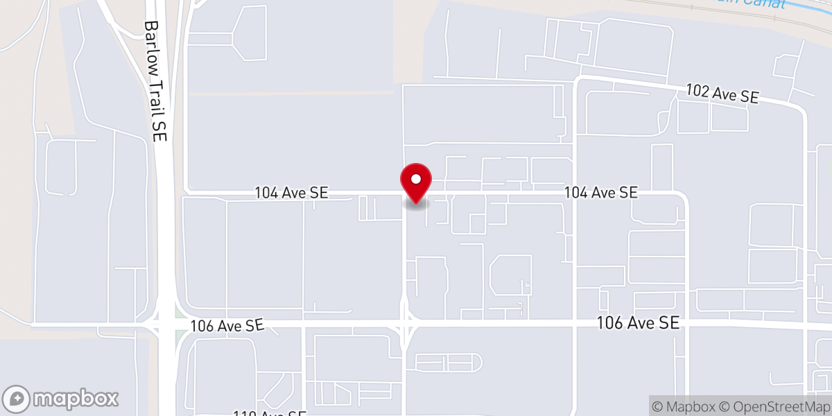 Map showing location of Day Of Pentecost Apostolic Church (Calgary)