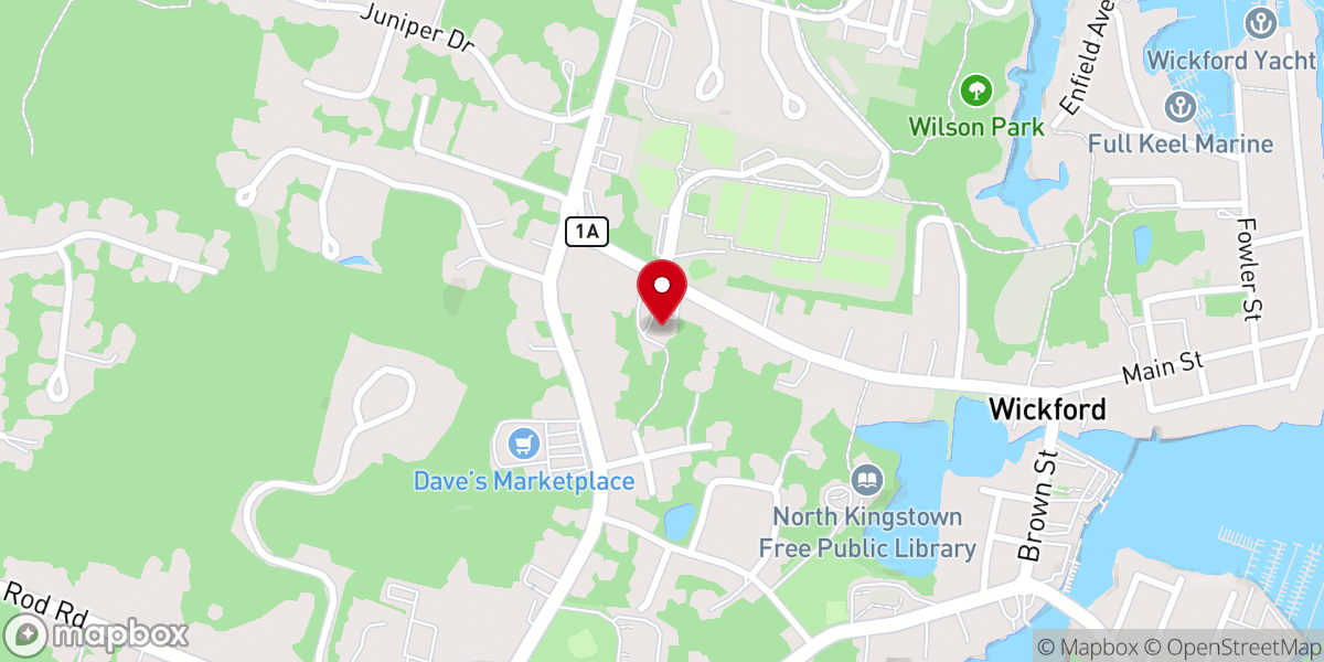 Map showing location of Historic Baptist Church