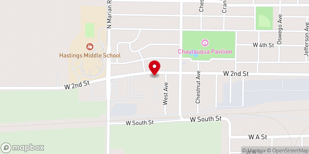 Map showing location of Youth For Christ