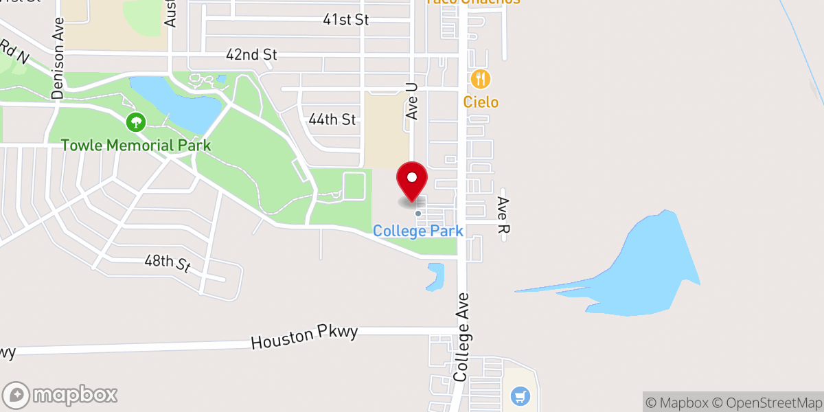 Map showing location of West Texas Home & Garden