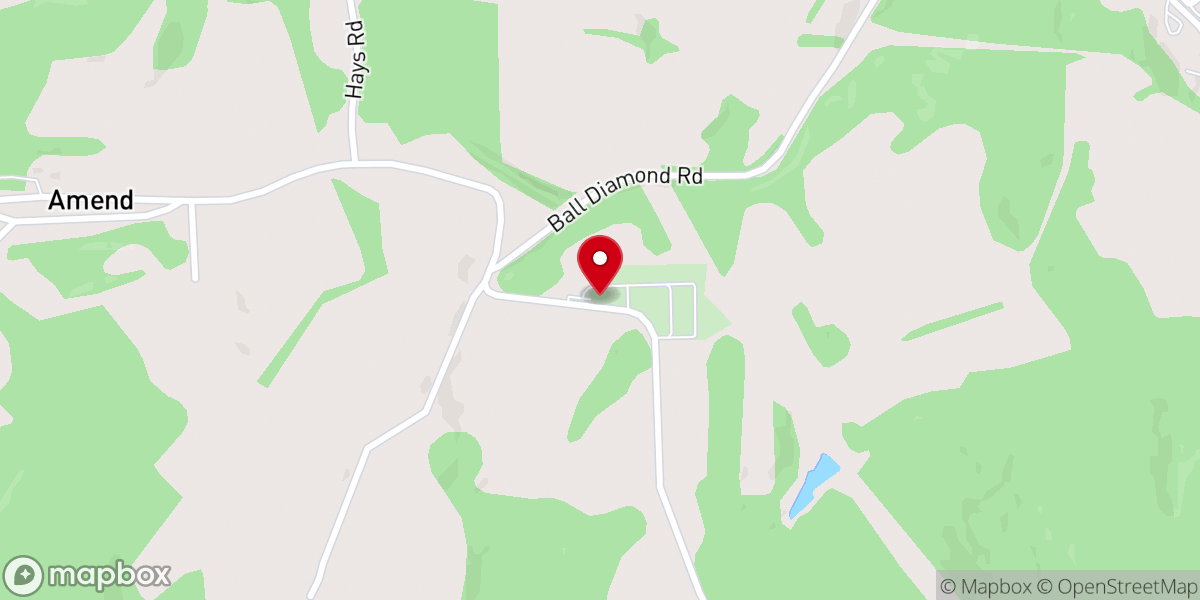 Map showing location of Walnut Hill United Methodist Church