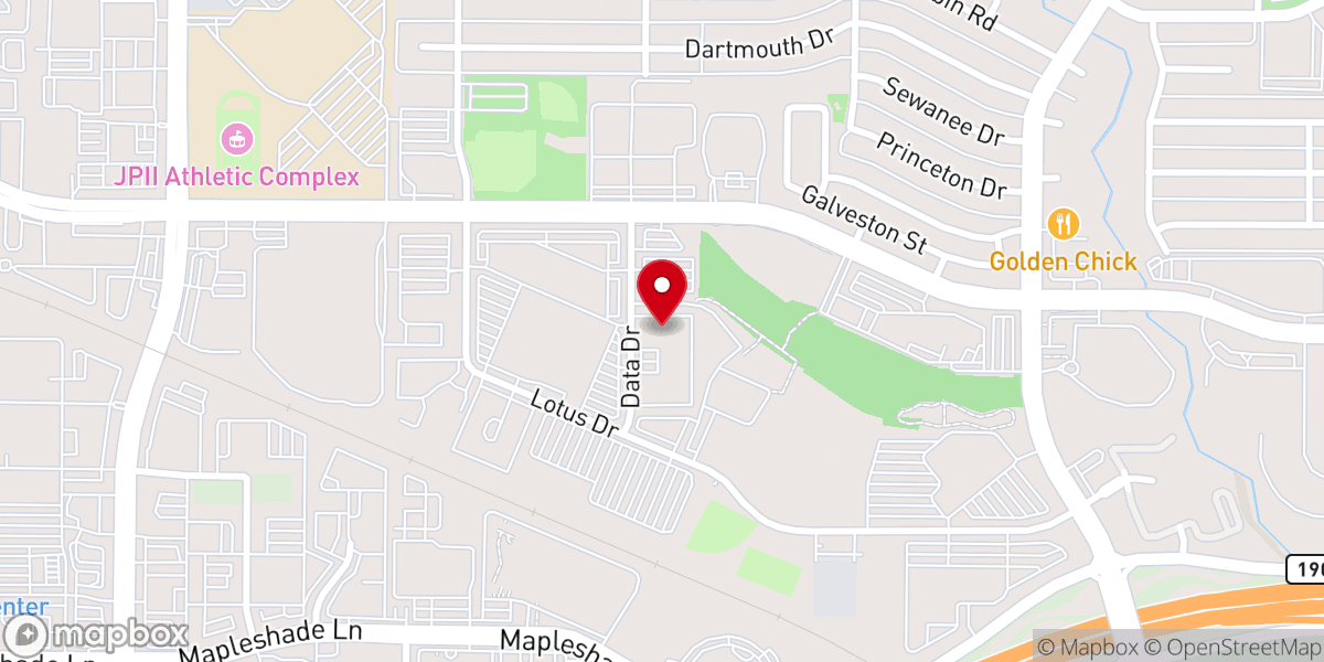 Map showing location of Warehouse Church