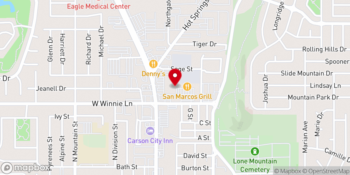 Map showing location of Gods Church Locally Inc