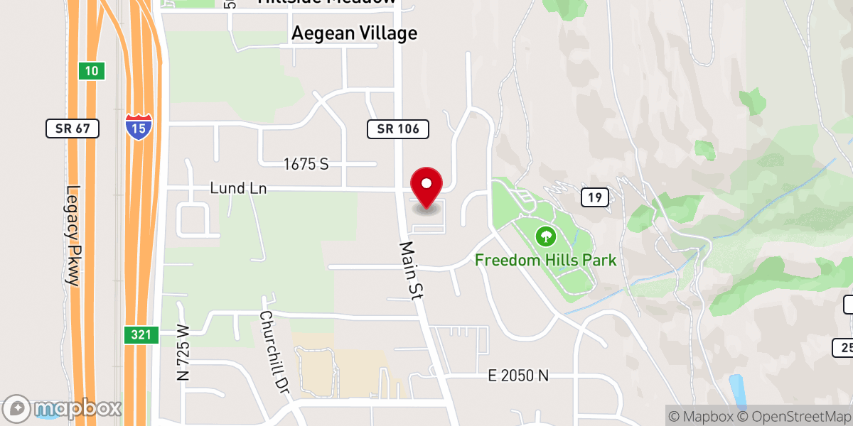 Map showing location of North Hub