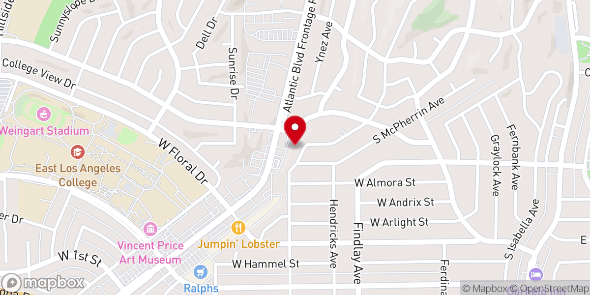 Map showing location of Onsegye Presbyterian Church