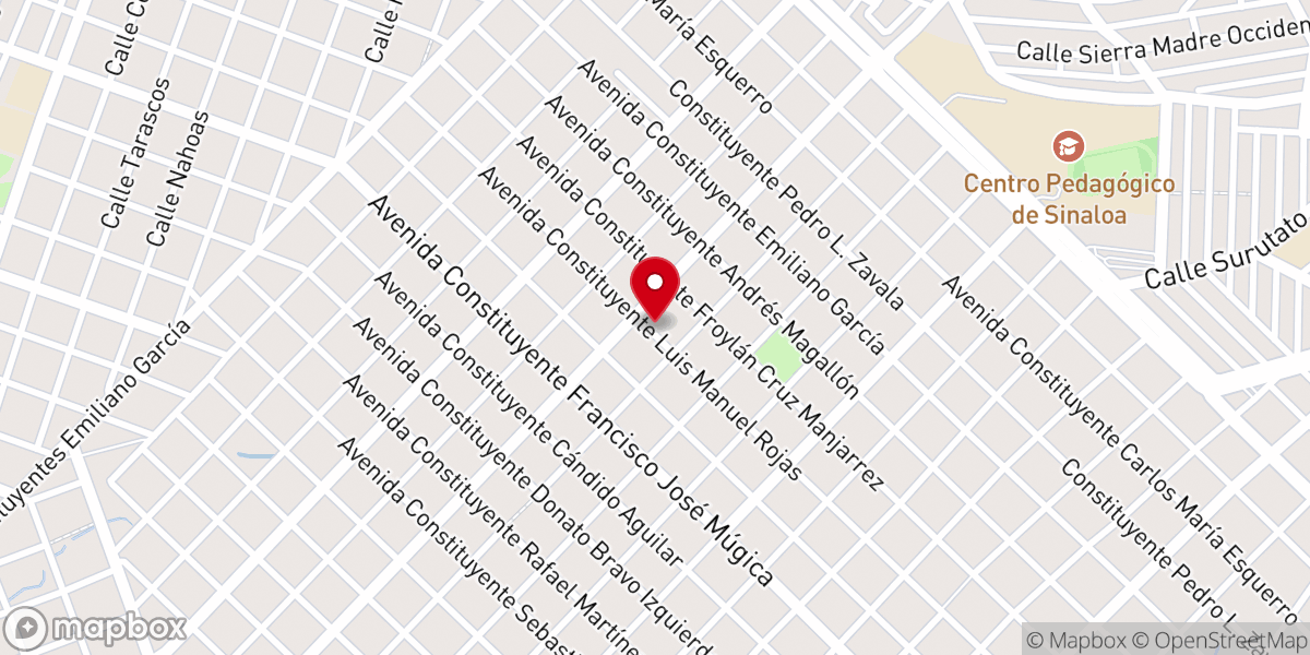 Map showing location of IGLESIA CRISTIANA La Casa Del Alfarero
