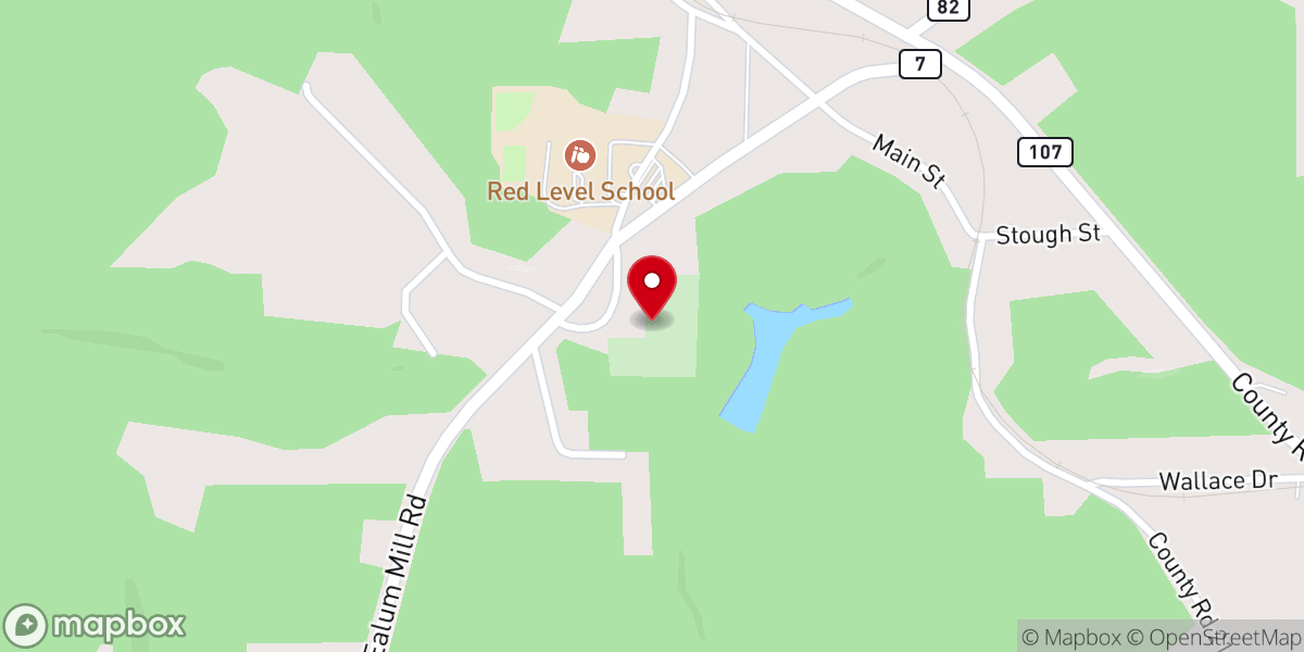 Map showing location of Fairmount Missionary Baptist Church